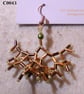 Fractal-style earrings (customisable) - Image 1