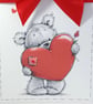 Cute bear handmade Valentine's Day card - Image 3