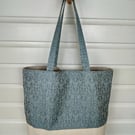 large tote bag, shopping bag, office laptop bag, Mother's Day present, natural f