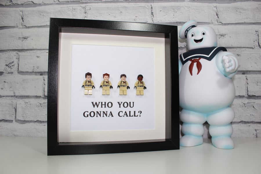 GHOSTBUSTERS - FRAMED MINIFIGURES - WHO YOU GONNA CALL?