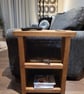 Rustic Solid Wood Side Unit - Handmade storage table - Living room coffee table  - Image 8