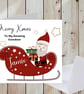 Christmas Card, Handmade and personalised, Father Christmas Card