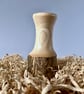 Small, wooden bud vase with live edge – for dried flowers. - Image 6