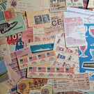 Vintage Travel Journal Kit 50 plus pieces for Scrapbooking