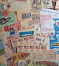 Vintage Travel Journal Kit 50 plus pieces for Scrapbooking