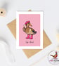 Top Bird Duck Greetings Card - Funny Friendship Card - Pheasant card -  - Image 1