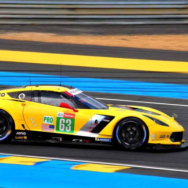 Chevrolet Corvette C7.R no63 24 Hours of Le Mans 2018 Photograph Print