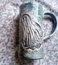 ceramic coffee mug no 22 ghost green blue - Image 3