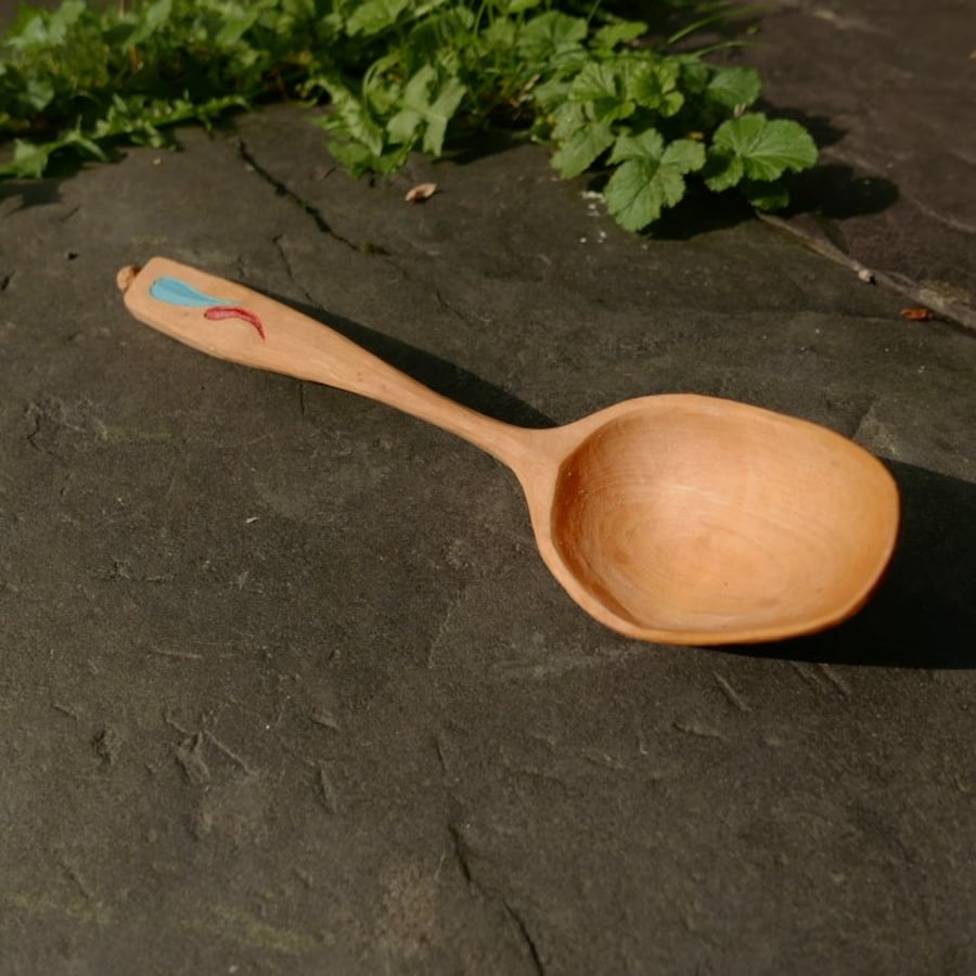 Apple Wood Serving Spoon