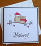 Husband Christmas Card - Owls