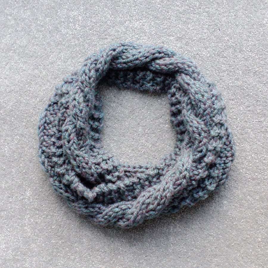 KNITTING PATTERN PDF Cliff Cable Scarf