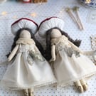 1 Heirloom Toadstool Doll - made to order