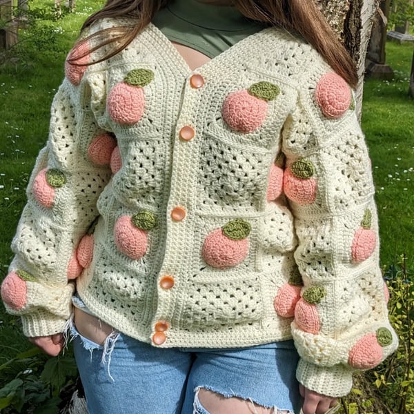 Kroche Peachy Gradient Woolen Cardigan main image 0