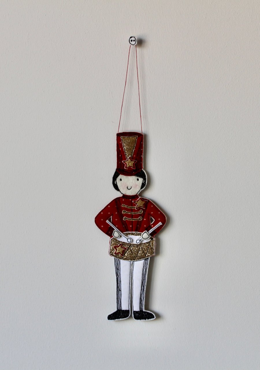 Special Order for Sophie - Little Drummer - Handmade Decoration