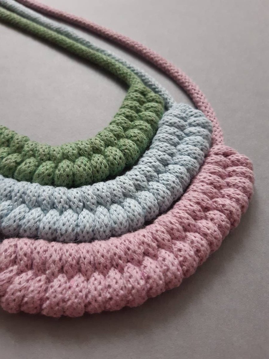 Macrame Woven Necklace Kit and Tutorial Video
