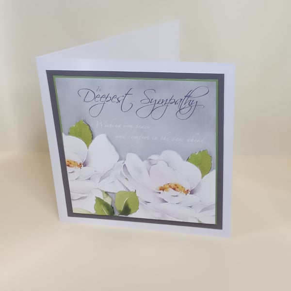 Sympathy Card, Wishing You Peace