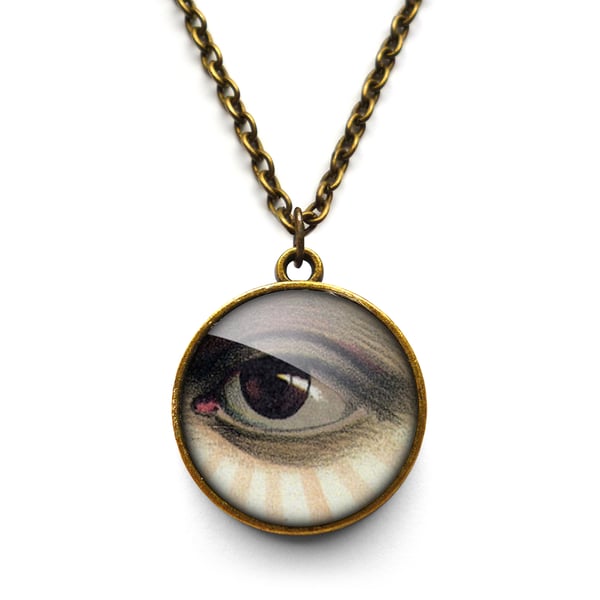 Vintage Eye Necklace (ER07)