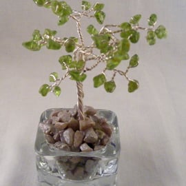 Peridot Gemstone Tree.