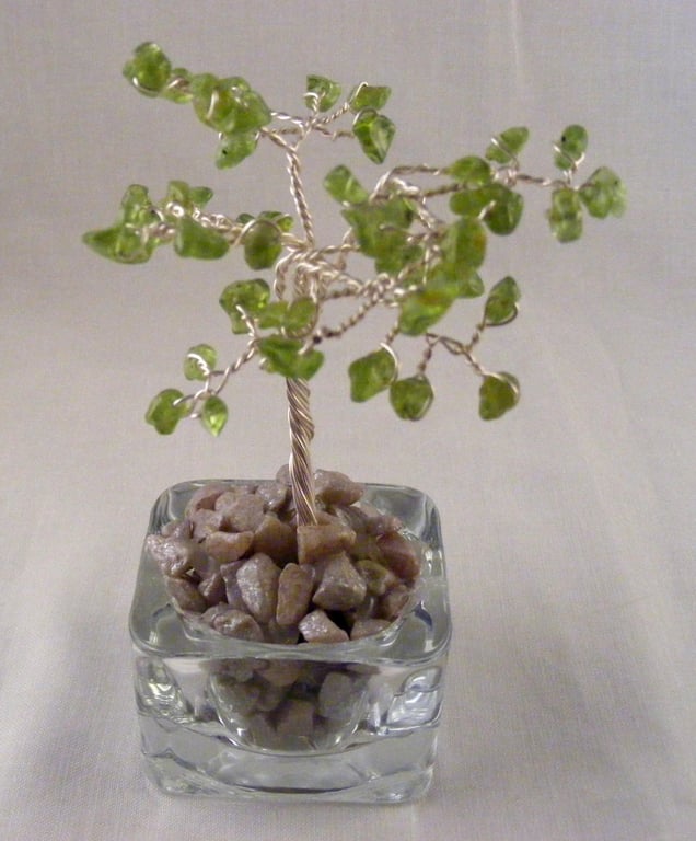 Peridot Gemstone Tree.