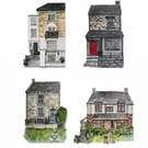 Hand-painted House Portrait 