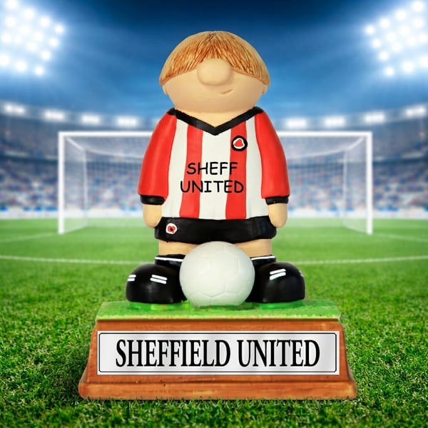 Sheffield United FC Gift - Personalised Birthday Retirement Anniversary Football