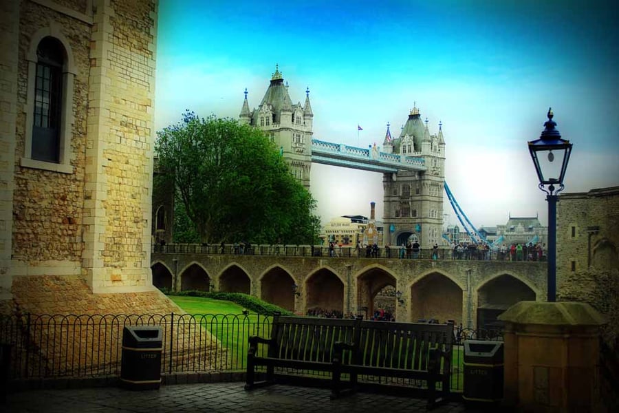 Tower Bridge London Cityscape England Photograph Print