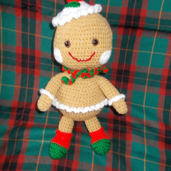 Crochet ginger bread man