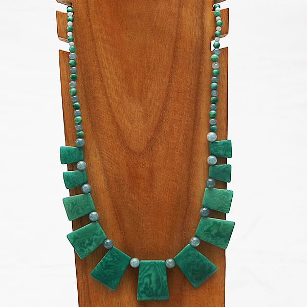 Aqua-Aqua Necklace.