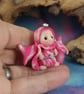 Tiny Angelic Winged Gnome 'Ruahh' OOAK Sculpt by Ann Galvin - Image 4