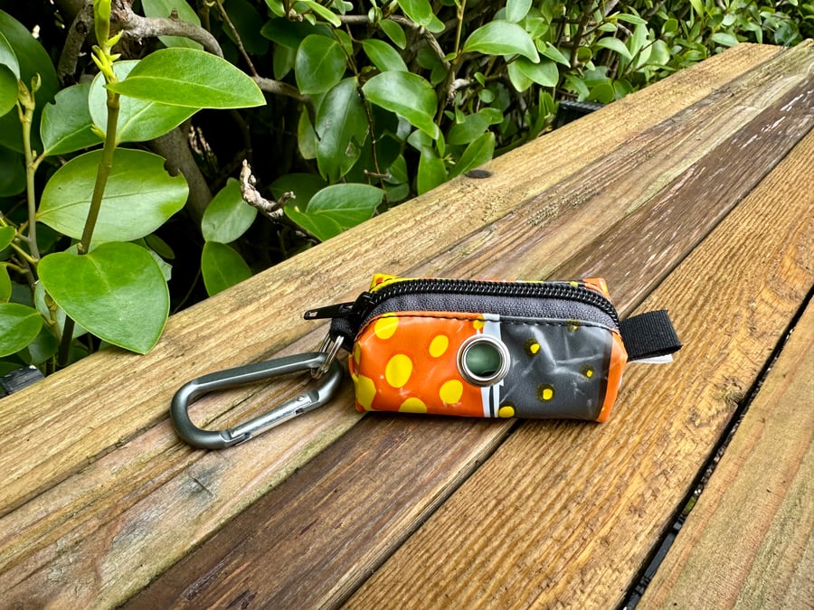 Repurposed Dog Poo Bag Holder Made From Pool Toy - Jet Ski