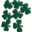 Shamrock Decorated Cookies - Hand Iced Royal Icing - Handmade in London
