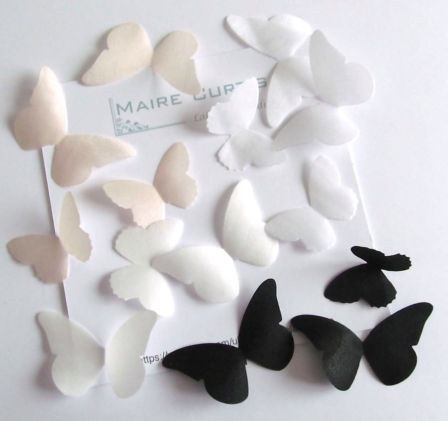 Hand Crafted Silk satin Butterflies