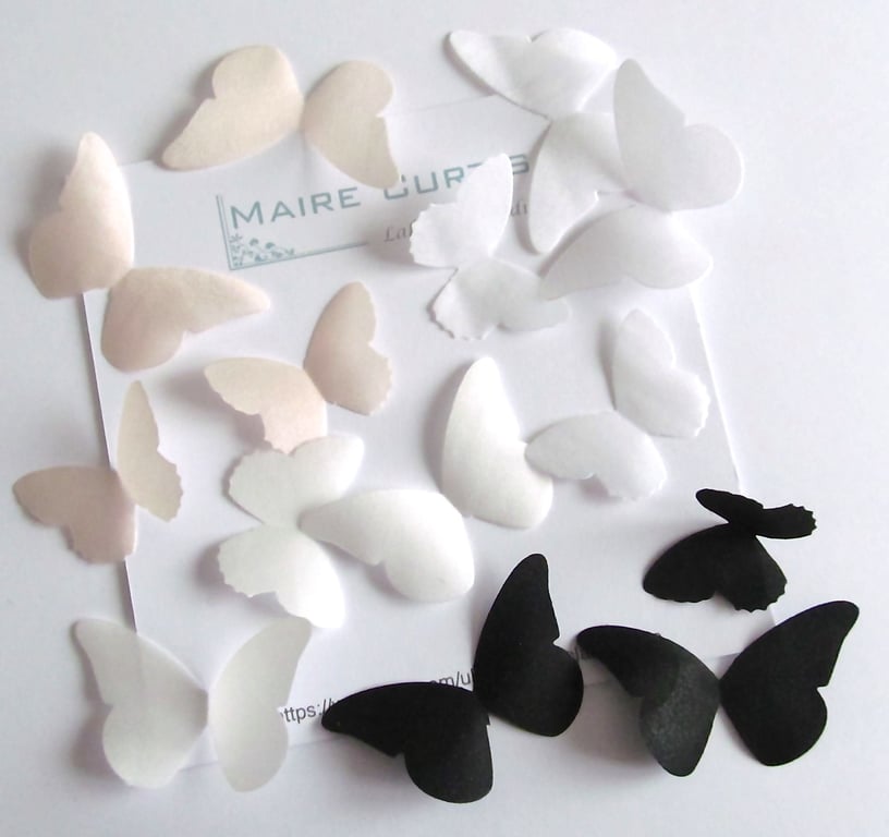 Hand Crafted Silk satin Butterflies
