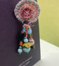 Dangly pin with vintage beads  - Image 8