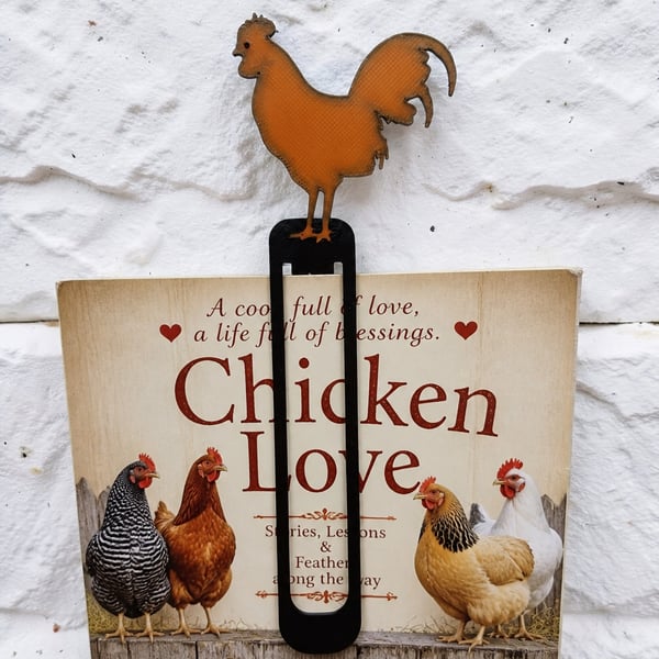 Fun Chicken Bookmark for hen loving readers 