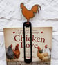 Fun Chicken Bookmark for hen loving readers 