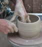 Water juice beaker tumbler cup hand thrown stoneware handmade pottery heart - Image 5