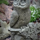 Sean the Tawny Owl Stone Garden Ornament
