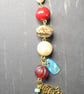 "O Fortuna" Boho Gemstone Mixed Bead Necklace - Image 5