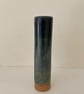 Hand built sea blue bud vase - Image 3