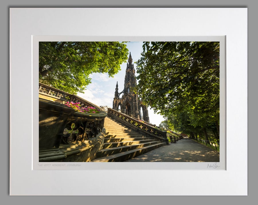 The Scott Monument Edinburgh Scotland - A3 (50x40cm) Unframed Print