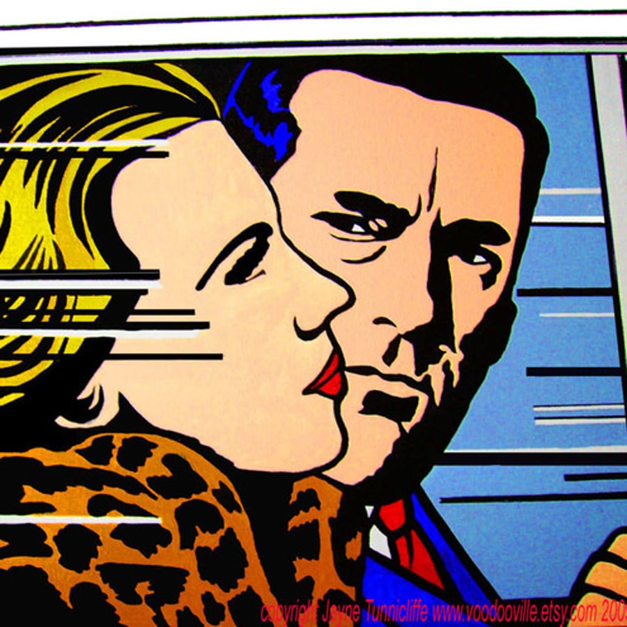 Mad Men Don & Betty Draper art print 12 x 16 inches