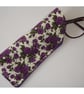 Purple Rose Glasses Case Liberty Roses Spectacles Sleeve - Image 2