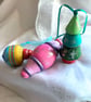 3 original hand painted Christmas tree decorations - Image 3