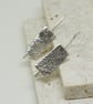 Landscape Silver Drop Earrings