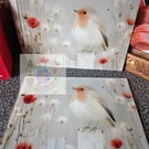 Winter Robin Chopping Board 