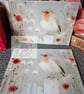 Winter Robin Chopping Board 