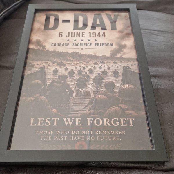 Framed A4 wall art 