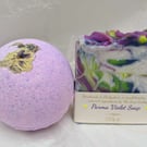 Beautiful Bundles; Parma Violet Soap & Parma Violet Bath Bomb -half price.