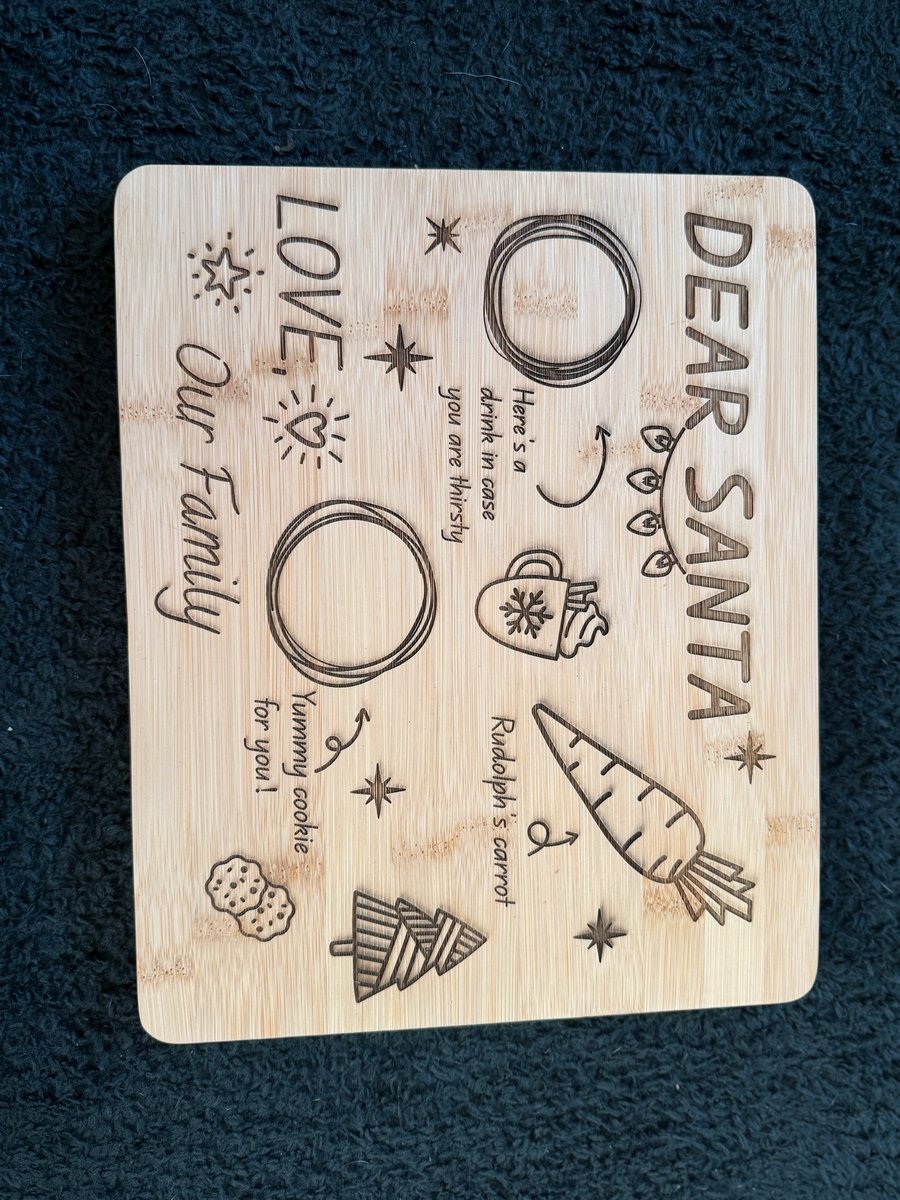 Christmas Eve Santa Board 